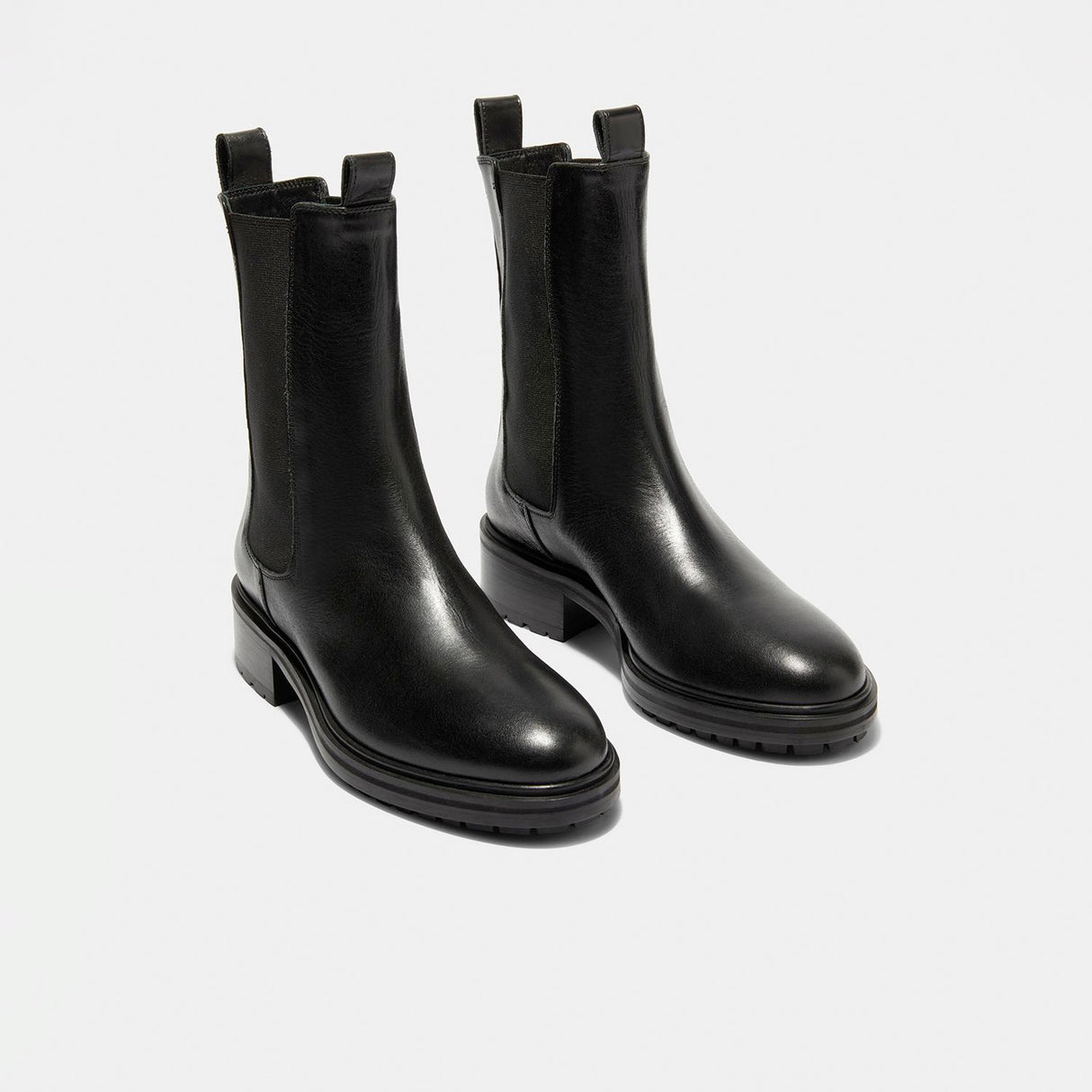 Aeyde JACK CALF LEATHER, Black