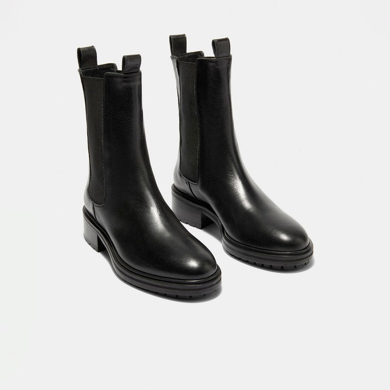 Aeyde JACK CALF LEATHER, Black