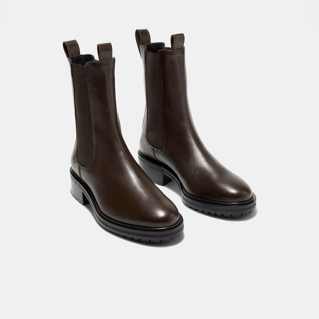 Aeyde JACK CALF LEATHER, Moka