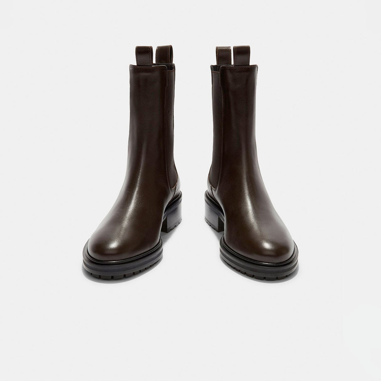 Aeyde JACK CALF LEATHER, Moka