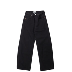 Black jeans on a white background
