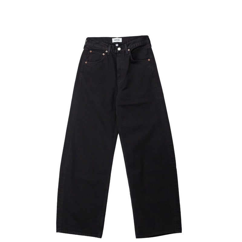 Black jeans on a white background