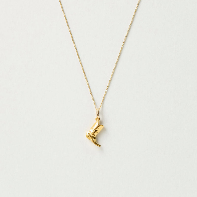 AIDA Impact BIGGER BOOT MINI NECKLACE, Gold Plated