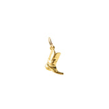 AIDA Impact BIGGER BOOT MINI NECKLACE, Gold Plated