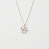 AIDA Impact x Hypend LUCKY CLOVER NECKLACE, Silver