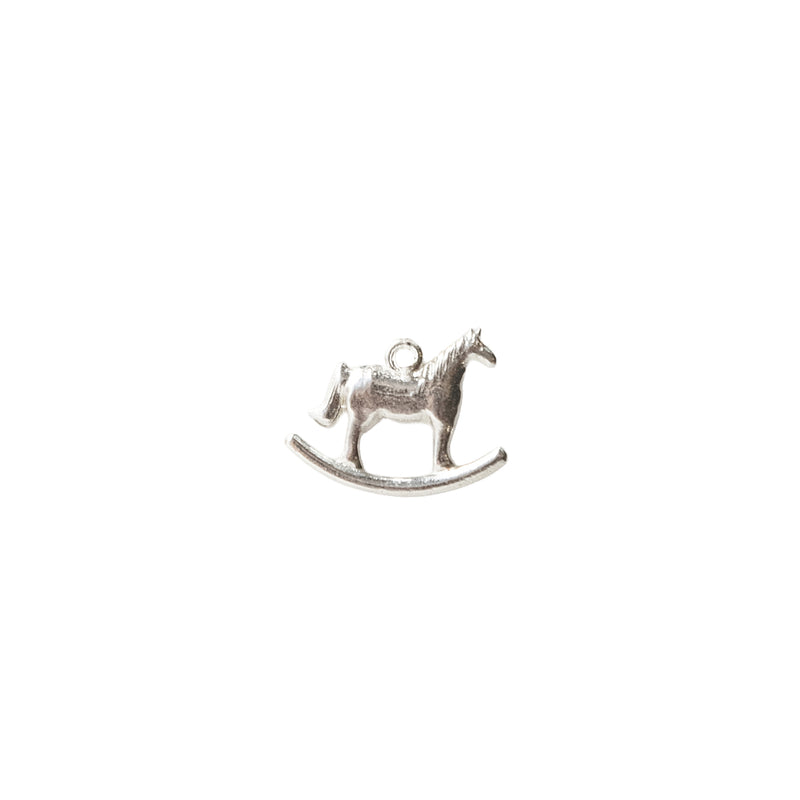 ROCKING HORSE AMULET MINI, Silver