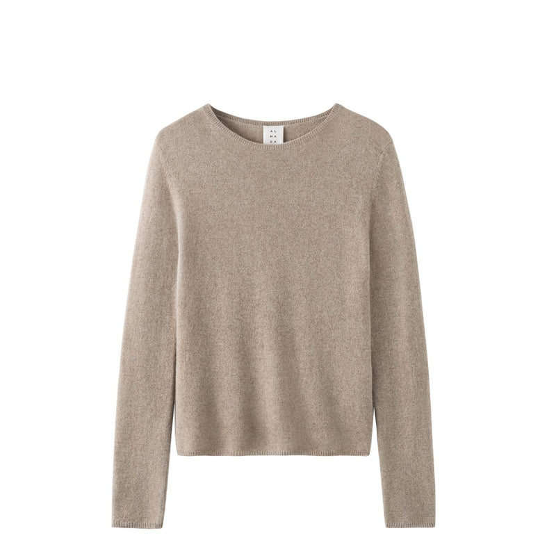 Almada Label AWA CREWNECK SWEATER, Nougat