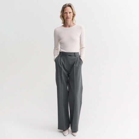 Almada Label AMEL TAILORED TROUSERS, Grey