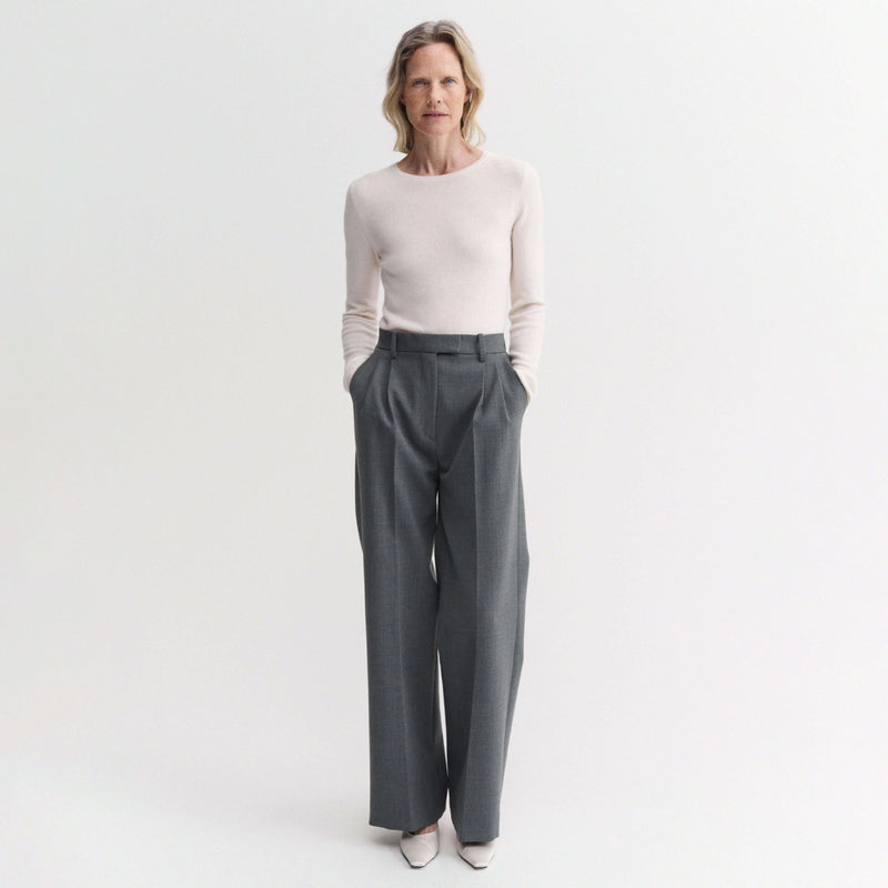 Almada Label AMEL TAILORED TROUSERS, Grey