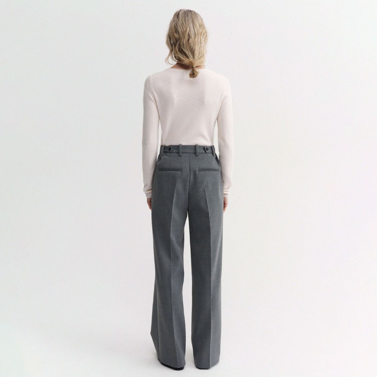 Almada Label AMEL TAILORED TROUSERS, Grey