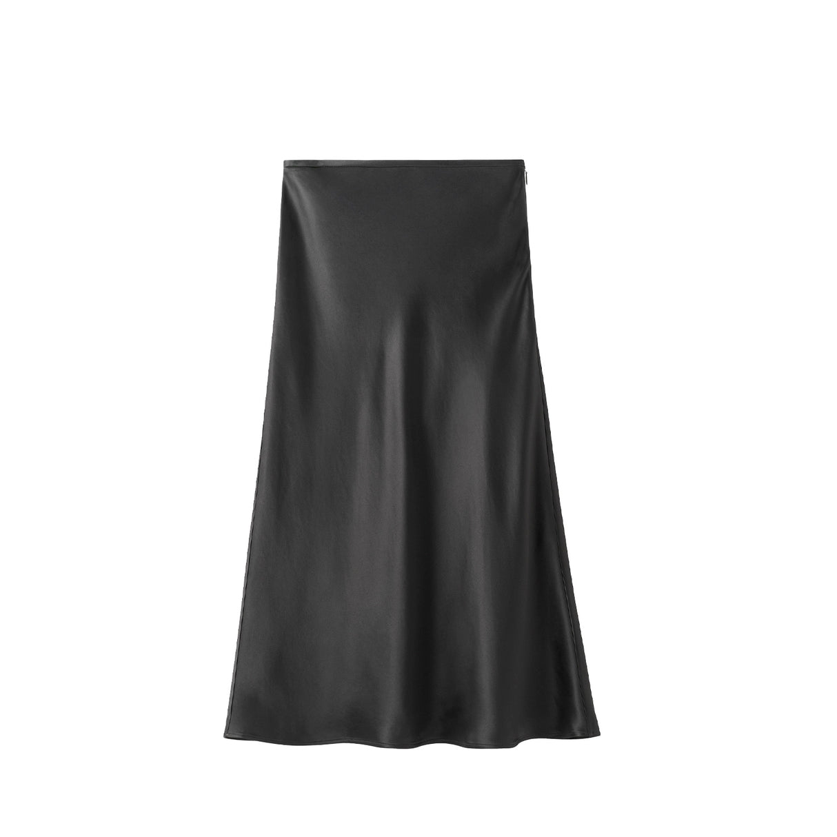 Almada Label AYLA SATIN SKIRT, Black