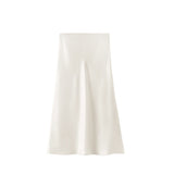 Almada Label AYLA SATIN SKIRT, Pearl