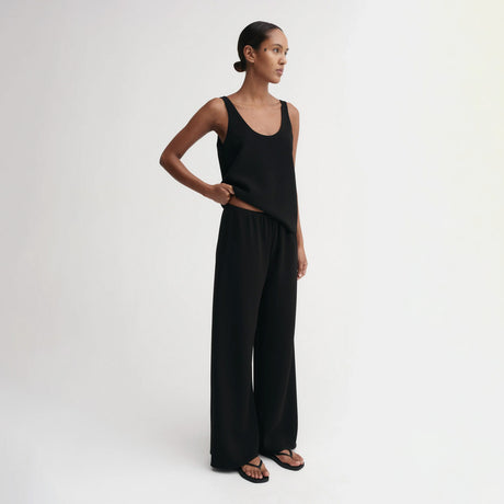 Almada Label BEA CREPE PANTS, Black