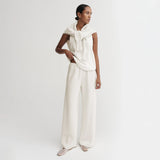 Almada Label BEA CREPE PANTS, Cream