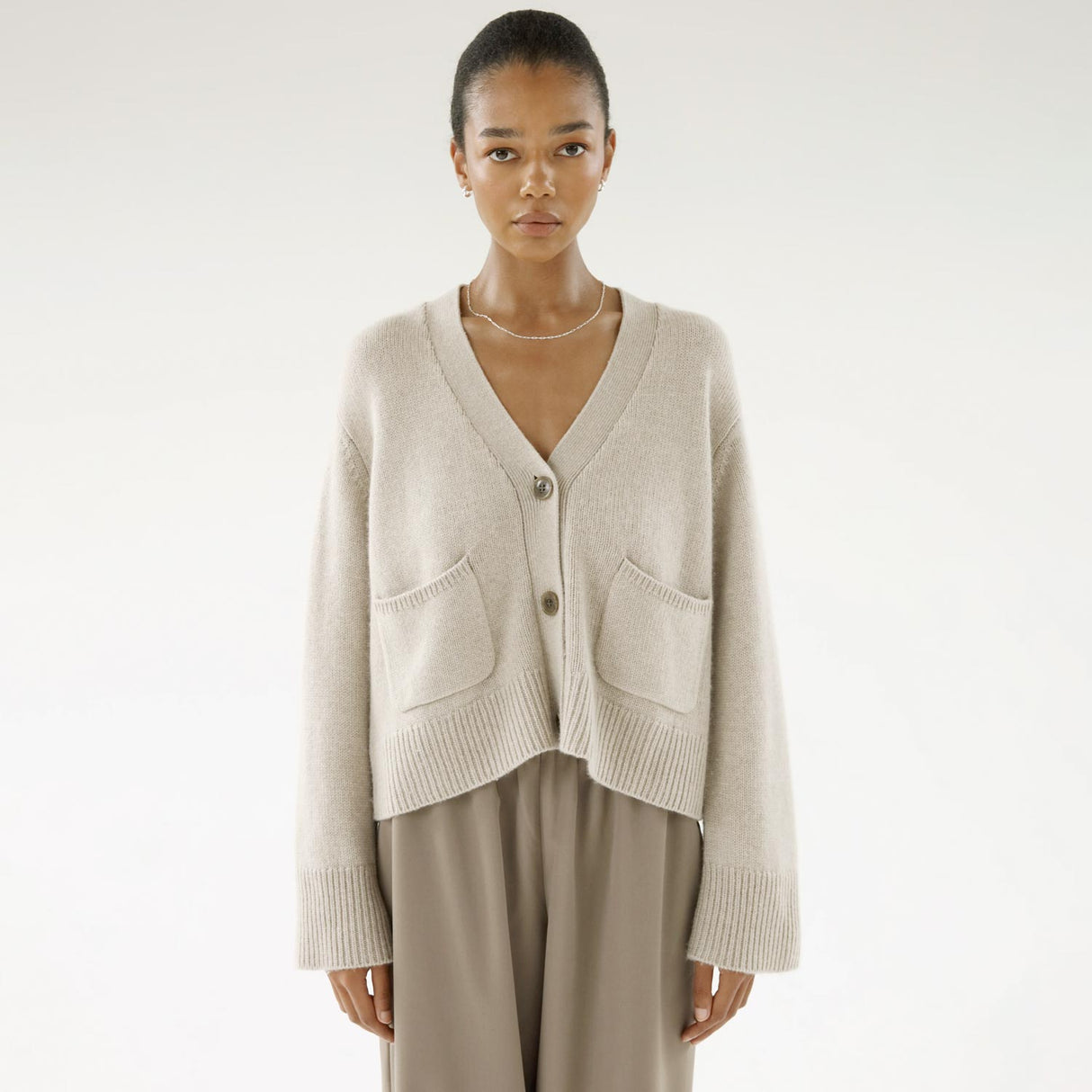 Almada Label BEJA CARDIGAN, Taupe