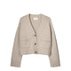 Almada Label BEJA CARDIGAN, Taupe