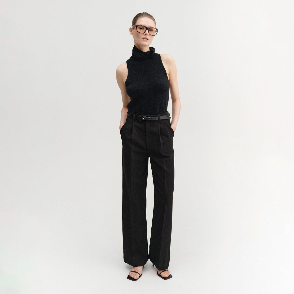 Almada Label BELLA TROUSERS, Black