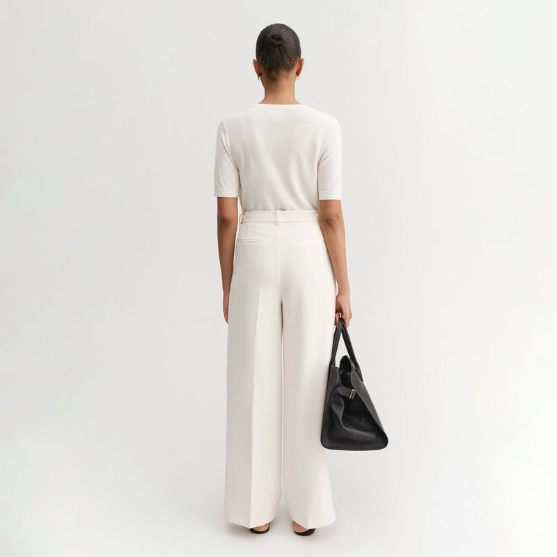 Almada Label BELLA TROUSERS, Cream