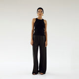 Almada Label BIAS SATIN PANTS, Black