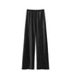 Almada Label BIAS SATIN PANTS, Black