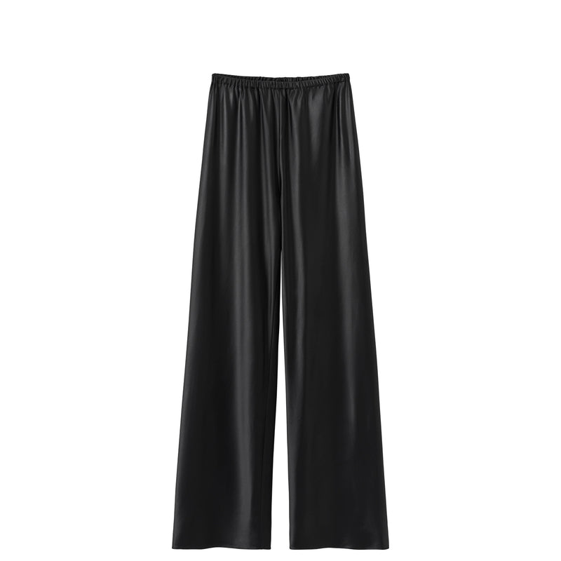 Almada Label BIAS SATIN PANTS, Black
