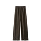 Almada Label BIAS SATIN PANTS, Chocolate