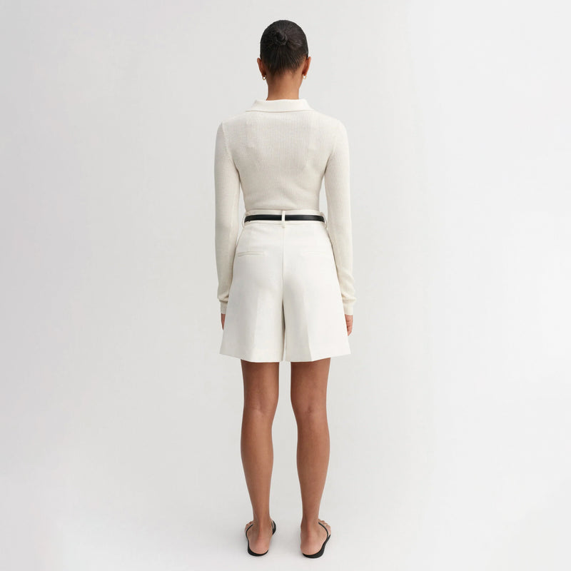 Almada Label BLAIR CREPE SHORTS, Cream