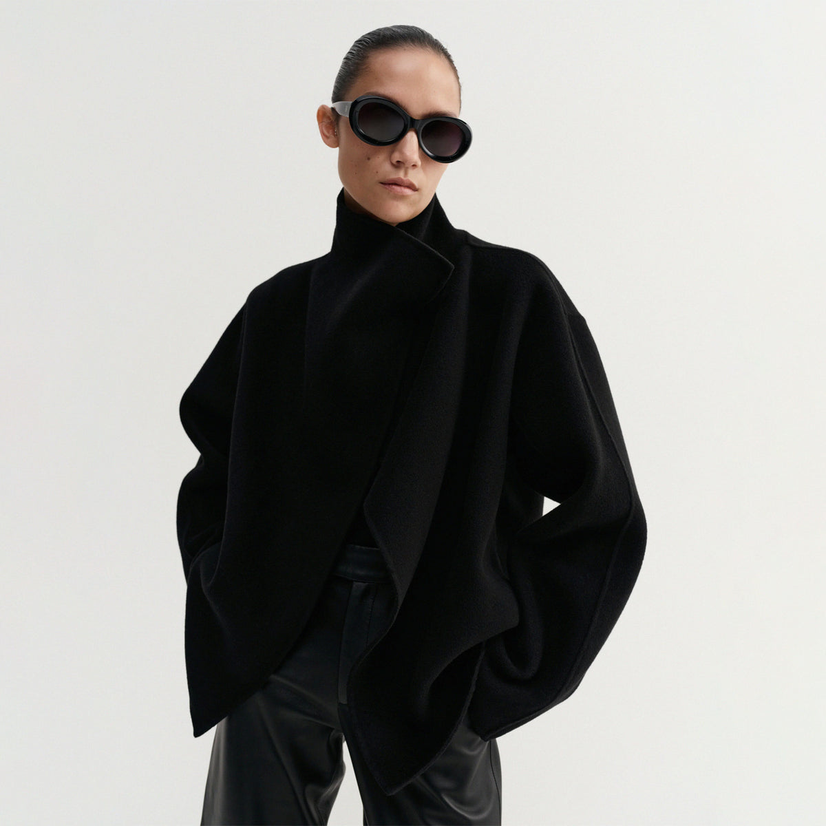 Almada Label CADIE DOUBLÉ JACKET, Black