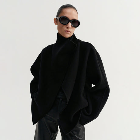 Almada Label CADIE DOUBLÉ JACKET, Black