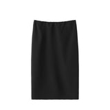 Almada Label CIA SILK SKIRT, Black