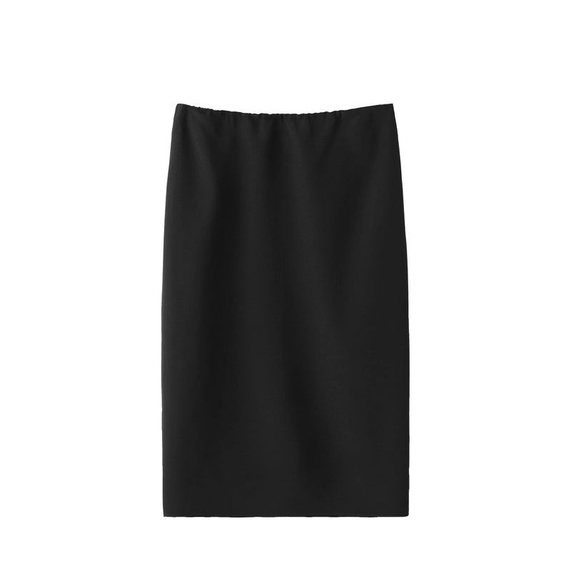 Almada Label CIA SILK SKIRT, Black