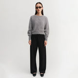 Almada Label COCO BRUSHED CARDIGAN, Grey