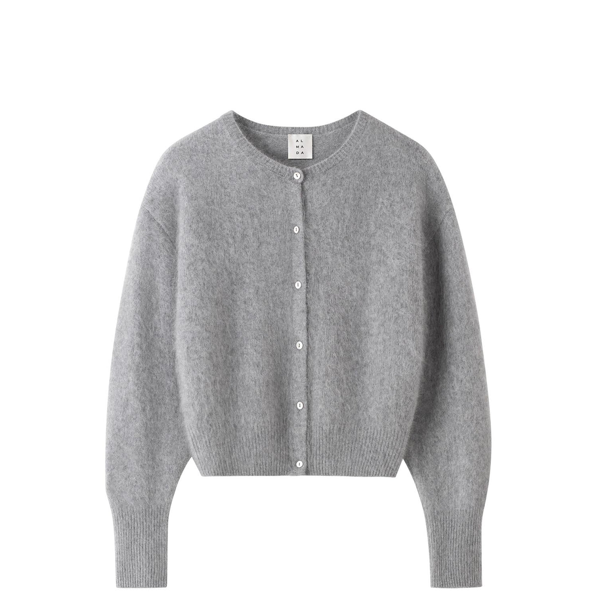 Almada Label COCO BRUSHED CARDIGAN, Grey