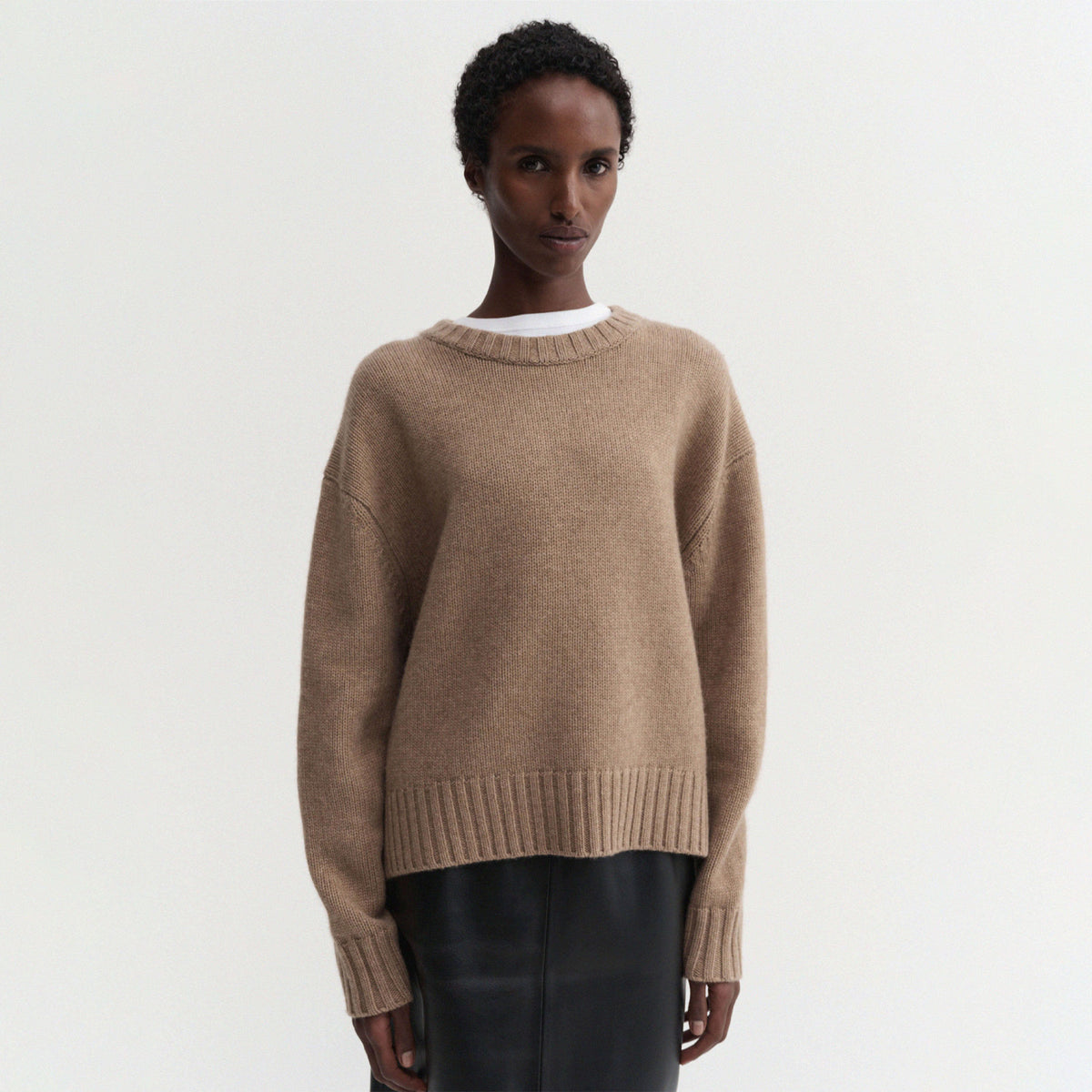 Almada Label CRU CREWNECK SWEATER, Hazel