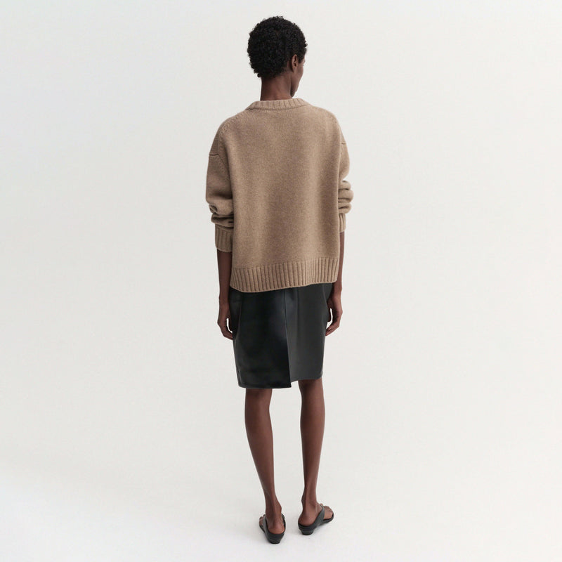 Almada Label CRU CREWNECK SWEATER, Hazel