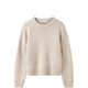 Almada Label CRU CREWNECK SWEATER, Vanilla