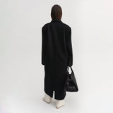 Almada Label DEJA DOUBLE-BREASTED COAT, Black