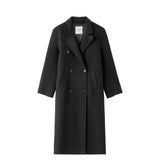 Almada Label DEJA DOUBLE-BREASTED COAT, Black