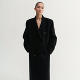 Almada Label DEJA DOUBLÉ COAT, Black