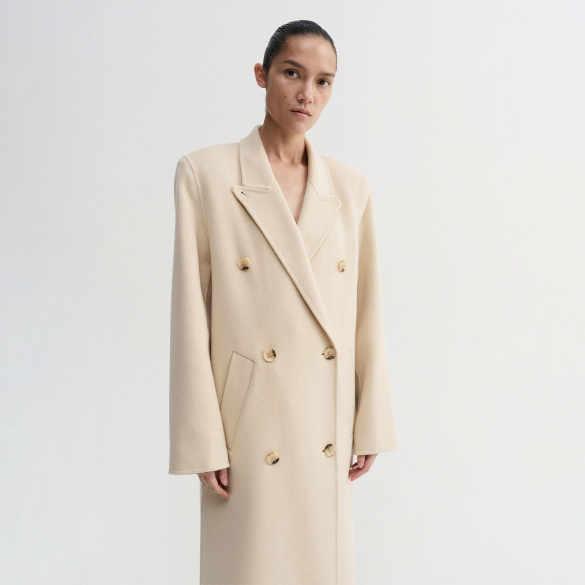 Almada Label DEJA DOUBLÉ COAT, Vanilla