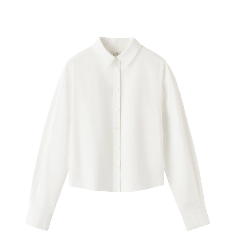 Almada Label FANNA POPLIN SHIRT, White