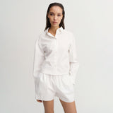 Almada Label FANNA POPLIN SHIRT, White