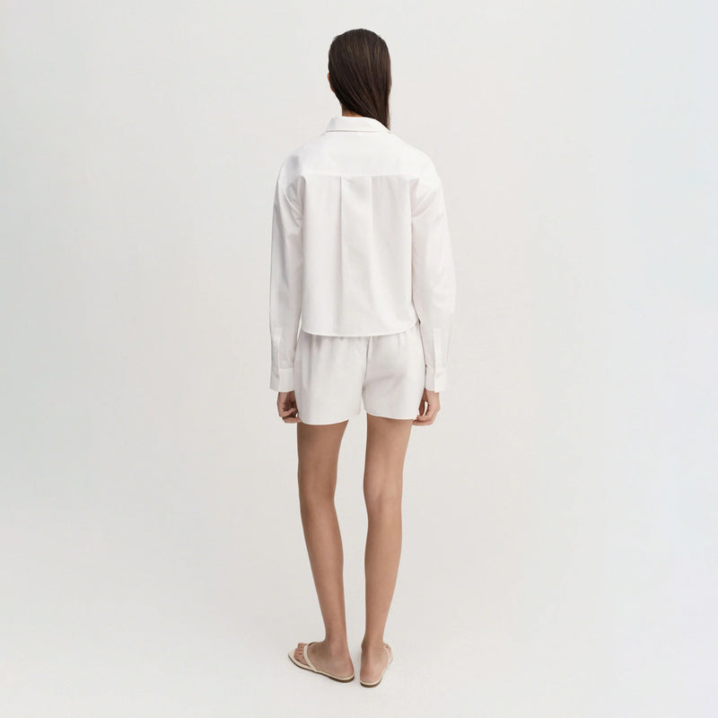 Almada Label FANNA POPLIN SHIRT, White