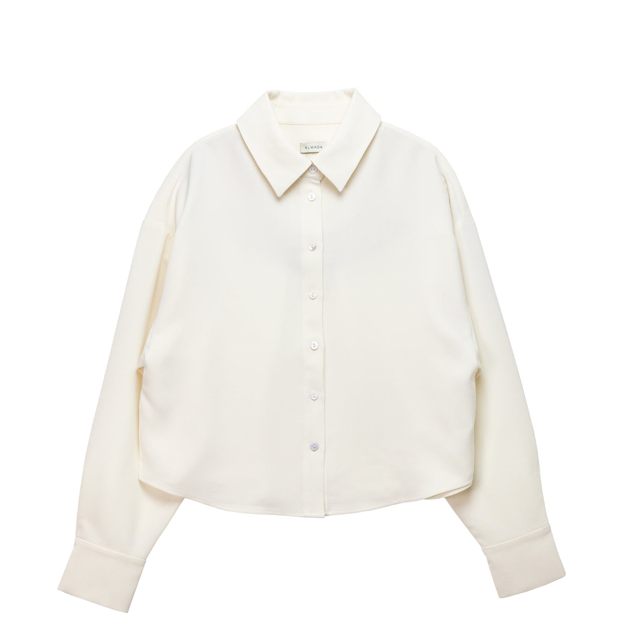 Almada Label FAWN CREPE SHIRT, Cream