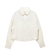 Almada Label FAWN CREPE SHIRT, Cream