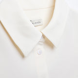 Almada Label FAWN CREPE SHIRT, Cream