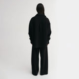 Almada Label FINN CREPE SHIRT, Black