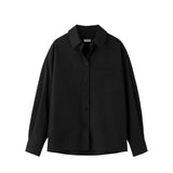 Almada Label FINN POPLIN SHIRT, Black