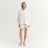 Almada Label FINN POPLIN SHIRT, White