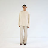 Almada Label FLOY CASHMERE SWEATER, Cream - Image 2